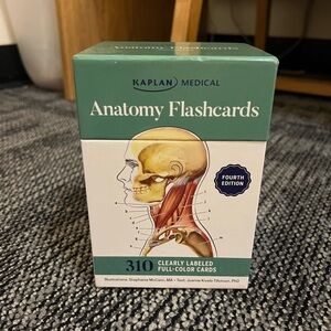Kaplan Medical Anatomy Flashcards - Green and White